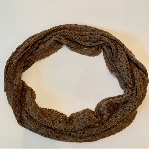 Large Open Knit Infinity Scarf/Wrap - Picture 6 of 8